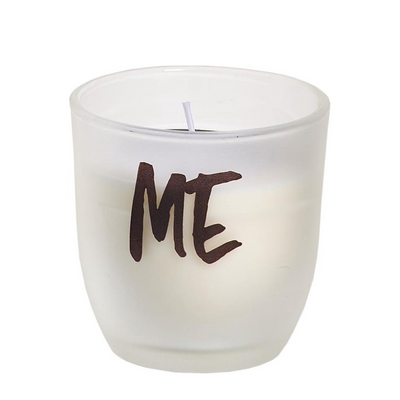 Bougie en verre Spaas mat 82 73mm