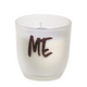 Bougie en verre Spaas mat 82 73mm