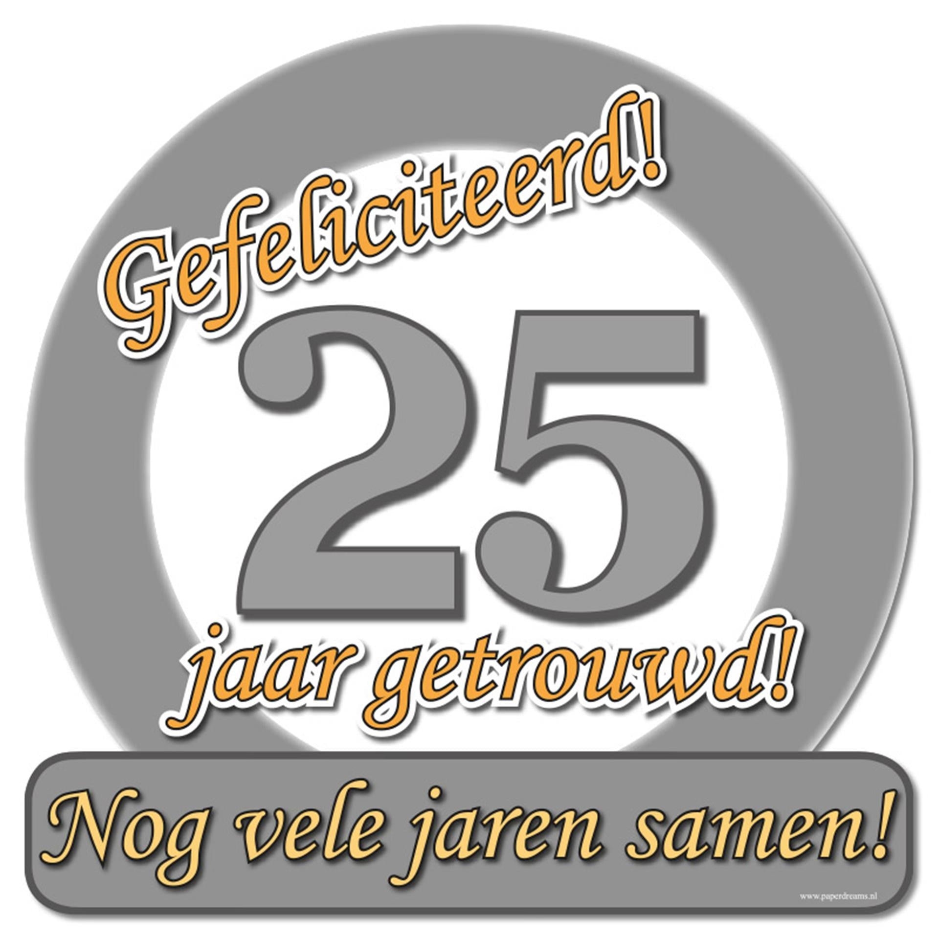 Paperdreams écusson spécial 25 ans de mariage