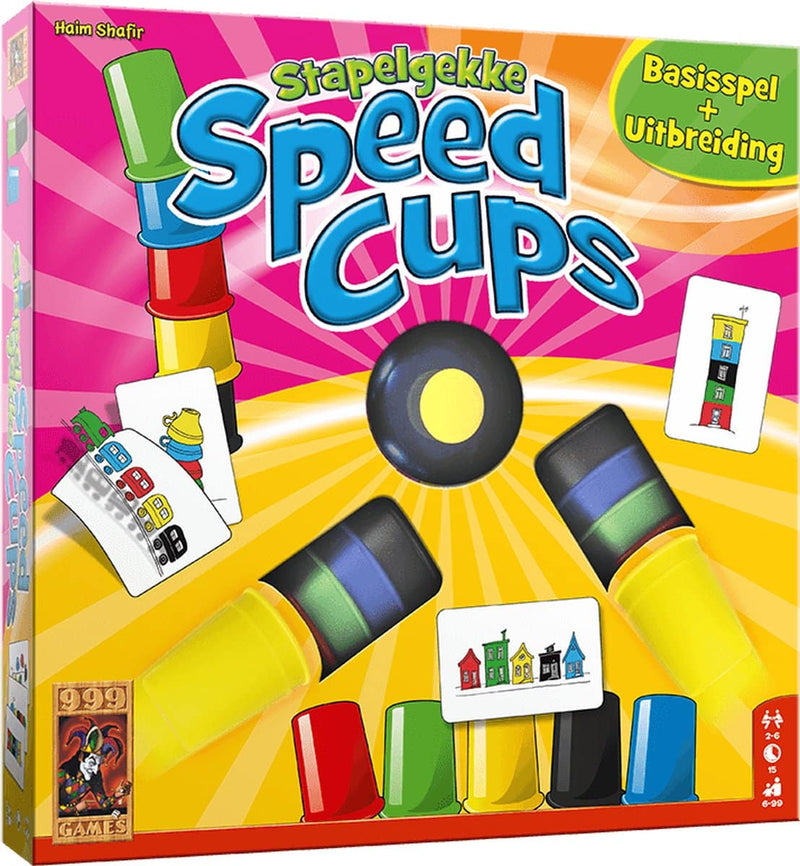 999 Games Game d'action de Speed ​​Cups, 6 joueurs