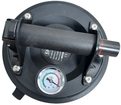 Pompe à vide pour carrelage en verre Spero 200mm piston pro - manomètre - max : 56kg vp200g - vp200g
