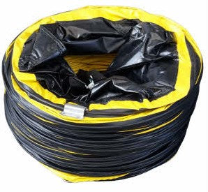 Tuyau d'air flexible Spero pour ventilateur axial | 150 mm x 10 m avec. collier de serrage – sblfd15cx10m