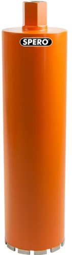 Spéro sp122unc | foret diamanté à parois épaisses de qualité supérieure pour béton | 122 mm | 1-1 4 unc | 400 mm de long - sp122unc