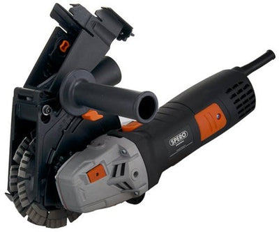 Spéro sphs1001m | coupe-tranchée électrique 1400watt | y compris 2x lames de scie diamantées 125 mm - sphs1001m