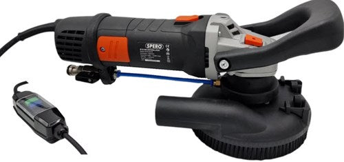 Spéro sphs1001w | machine à polir | 1400 watts | utilisation humide | avec cache-poussière à ressort, nez amovible - sphs1001w