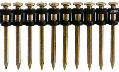 Clous en acier Spero 40mm | 500 pièces, béton, acier, pierre, etc. pour pistolets à clous à gaz – spc638mm