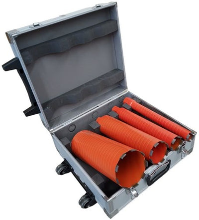 Imp spero unc béton sec - 40, 62, 92 132mm - jeu de forets diamantés softact c - l:350mm - uncnga-350