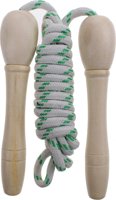 Jonotoys Jump Corde avec bobines en bois, longueur 210 cm