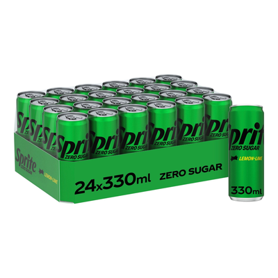 Canette Sprite zéro (24x33cl)