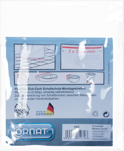 Bande élastique Cornat zigzag wi - sszi