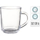 Excellente vaisselle pour la maison, ensemble de 6 verres à thé en verre trempé de 220 ml
