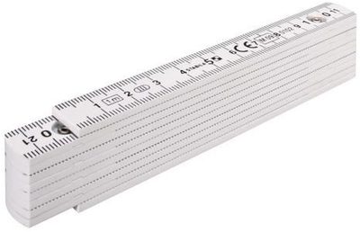 Mètre pliant Stabila, 1107 plastique 2m - 01701