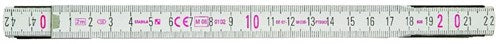 Mètre pliant Stabila 1607 bois blanc 2m - 01134