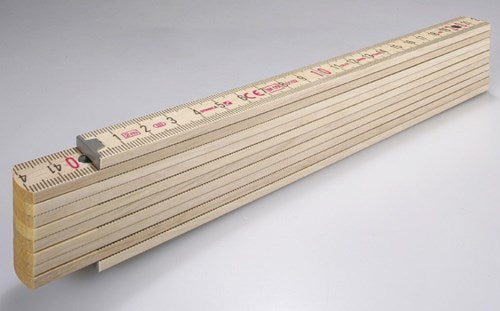 Règle pliante Abi stla, 407n bois transparent 2m - 14348