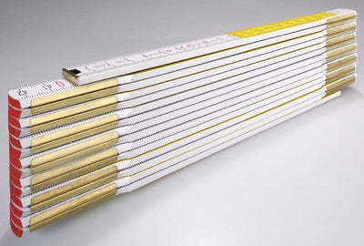 Mètre pliant Stabila, 617 11 bois blanc jaune 3m - 01231