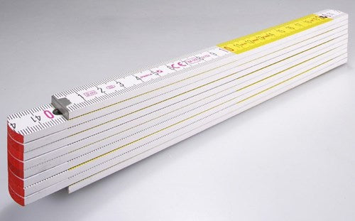 Mètre pliant Abi stla, 717 bois blanc jaune 2m - 01328