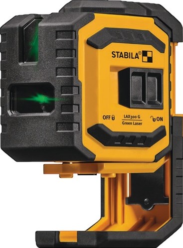 Stabila lax 300g laser à lignes croisées vert | 30m | ± 0,3 mm·m | 1 pièce - 19033 - 19033
