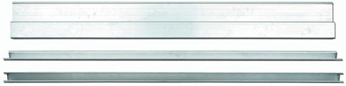 Abi stla rangée, talon plâtrier aluminium. profil en h 200cm - 07828