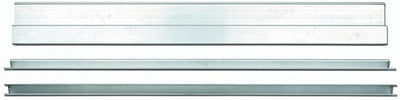 Abi stla rangée, talon plâtrier aluminium. profil en h 200cm - 07828