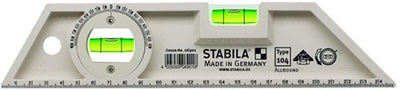 Niveau à bulle Stabila, plastique, graduation 25cm - 06901