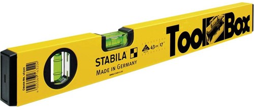 Niveau à bulle Stabila, boîte à outils 43cm - 16320