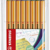 Stabilo Point 88 Pastel Fineliners, 8e.