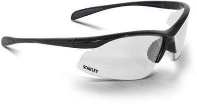Lunettes de sécurité courbées à base 10 Stanley | verre clair - sy150-1d eu