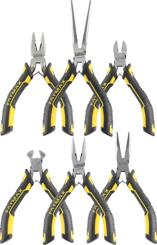 Jeu de mini pinces Stanley fatmax® 6 pièces - fmht0-80541 - fmht0-80541