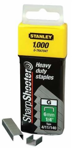 Outils à main Stanley agrafe 12 mm type g - 12 mm - 1-tra708t - 1-tra708t