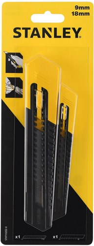 Ensemble combiné d'outils à main Stanley, ensemble de couteaux sécables | 9 mm + 18 mm - stht10202-0