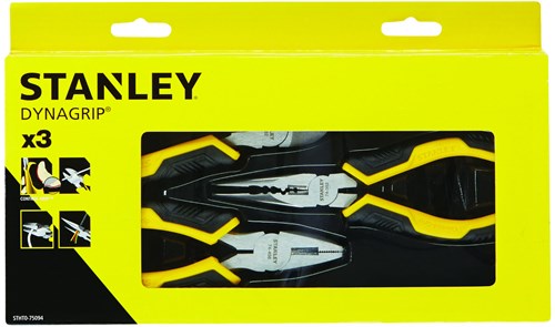 Stanley outils à main jeu de pinces dynagrip cg 3 pièces 150mm | stht0-75094 - stht0-75094