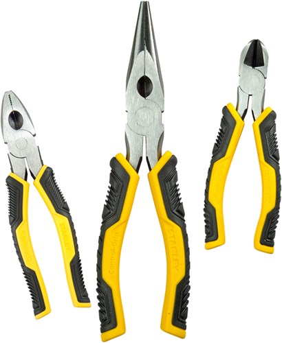 Stanley outils à main jeu de pinces dynagrip cg 3 pièces 150mm | stht0-75094 - stht0-75094