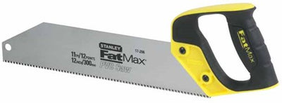 Stanley outils à main fatmax scie à main en pvc 300 mm - 11 dents pouces - 2-17-206