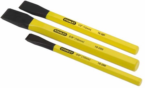 Stanley outils à main jeu de burins à froid 3 pièces. - 4-18-298