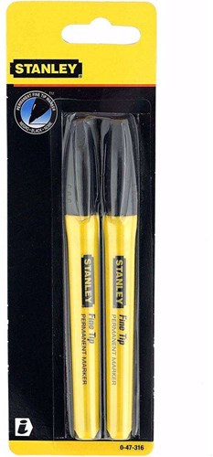Stanley hand tools surligneur pointe fine noir - 0-47-316