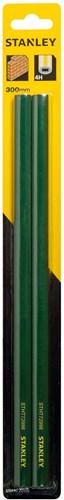 Crayon de maçon outils à main Stanley | vert | 30 cm | 2x - stht0-72998