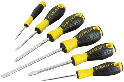 Jeu de tournevis pour outils à main Stanley baisc 6 pièces ph stht0-60208 - stht0-60208