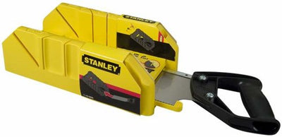 Stanley outils à main boîte à onglets en plastique avec scie à onglets l350mm l143mm h95mm - 1-19-800