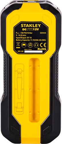 Mini gonfleur d'air sans fil Stanley sxif0101 | mini pompe à air sans fil - sxif0101