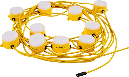 Éclairage Stanley sxls31362e | 22 mètres | 10 x 8w LED - sxls31362e