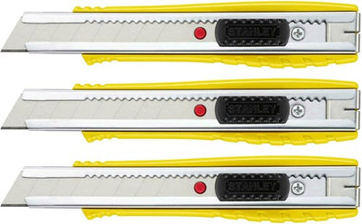 Couteau sécable Stanley tripack fatmax | métal | 18 mm (2+1 gratuit) - fmht10421-0