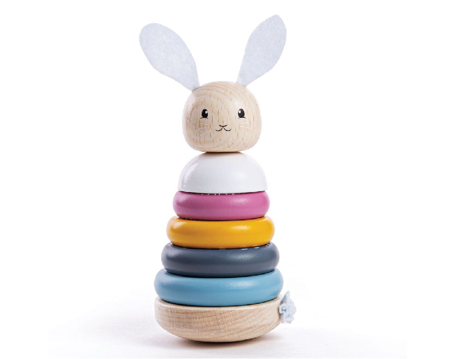 Bigjigs Wooden Stacking Tower Rabbit