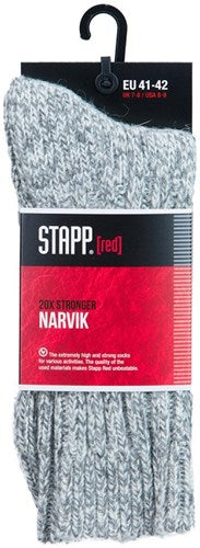 Chaussette narvik rouge Stapp 25902 | 256 gris clair | taille 45 - 38.134.014.03