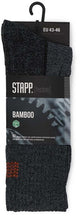 Stapp chaussettes techno bambou 28400 gris foncé orange | 6556 gris foncé orange | taille 42 - 00.134.007.39