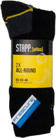 Stapp jaune tout autour chaussettes 2-pack 4410 | 499 marine | taille 50 - 38.134.004.03