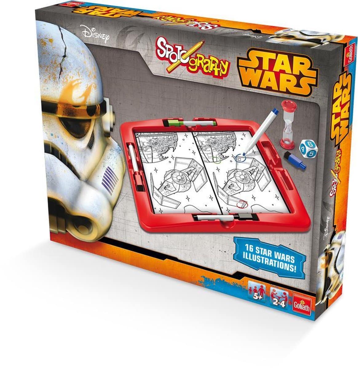 Goliath Star Wars Spotography Lavage les différences