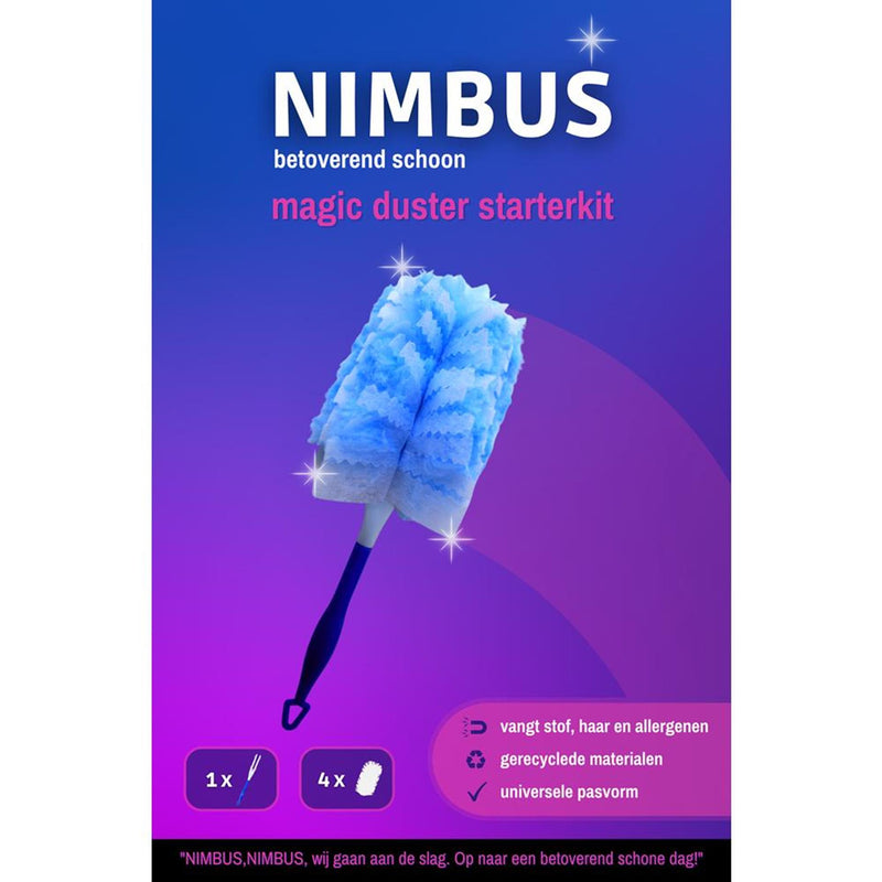 Nimbus Magic Duster Starterkit Holder avec 4 recharges