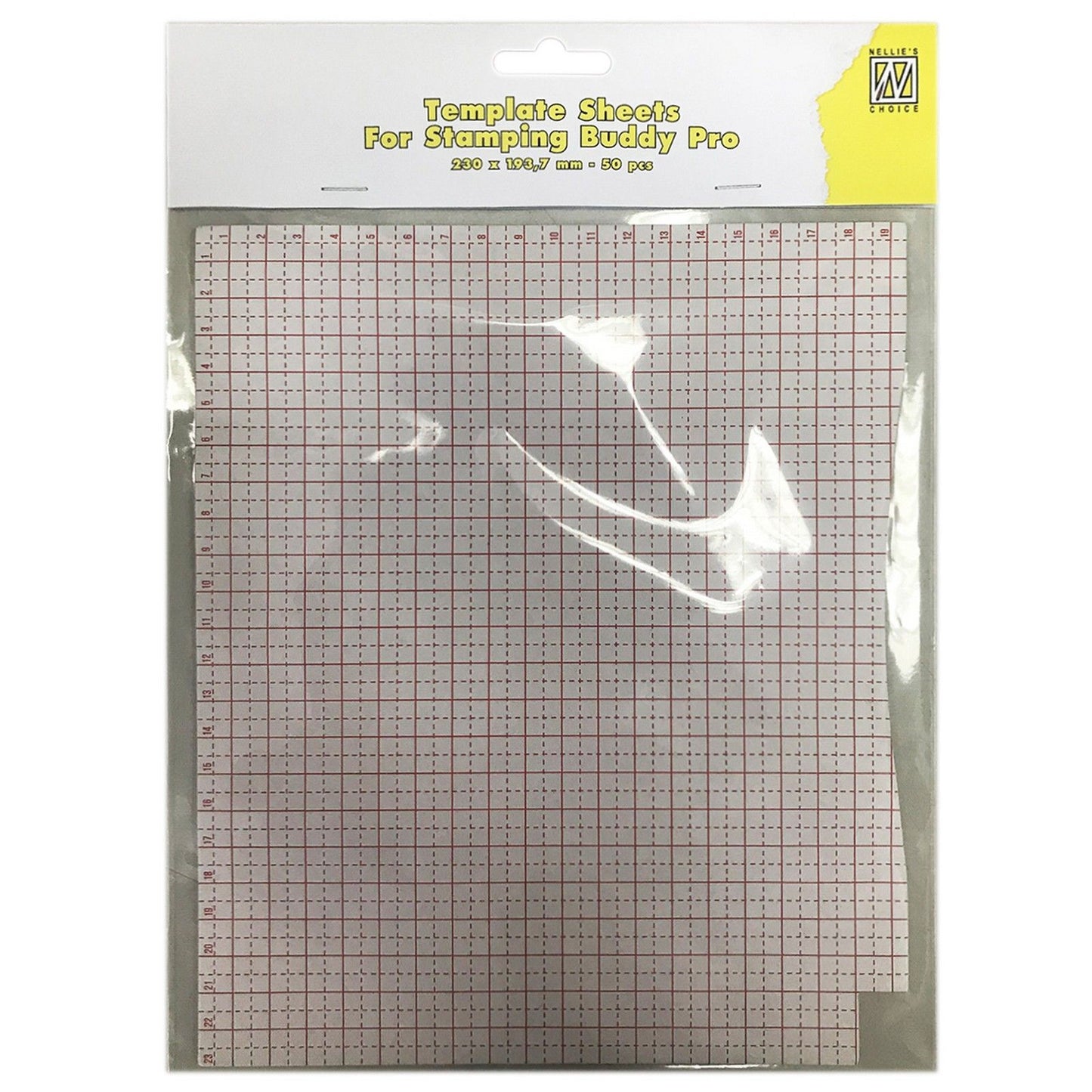 Le choix de Nellie • feuilles de gabarit, 230 x 193,7 mm, paquet de 50 pièces