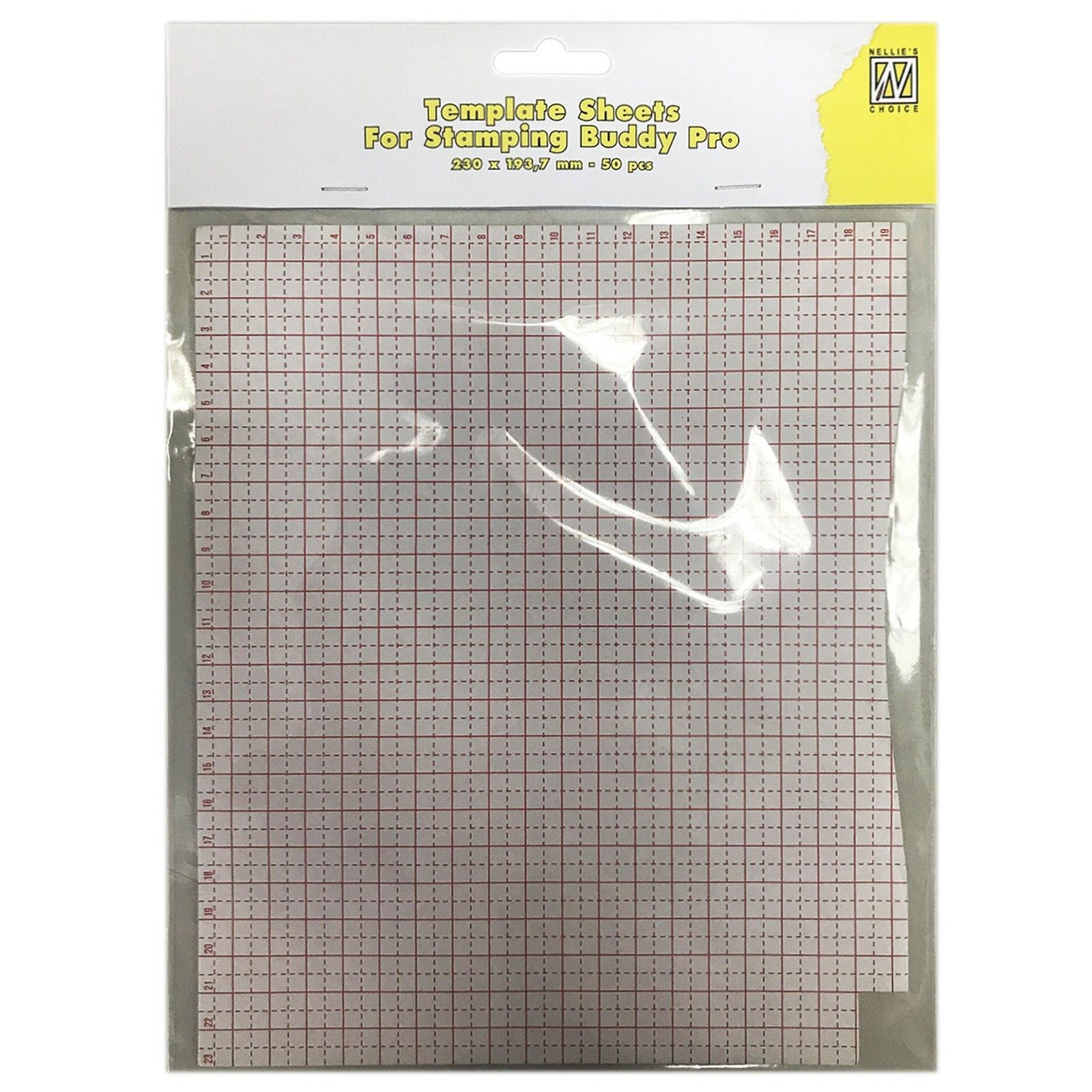 Le choix de Nellie • feuilles de gabarit, 230 x 193,7 mm, paquet de 50 pièces