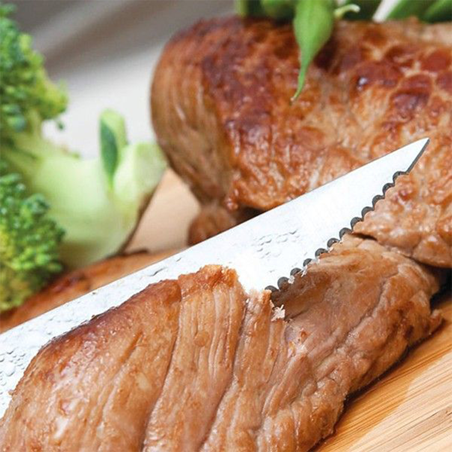 Couteau à steak 12cm inox noir